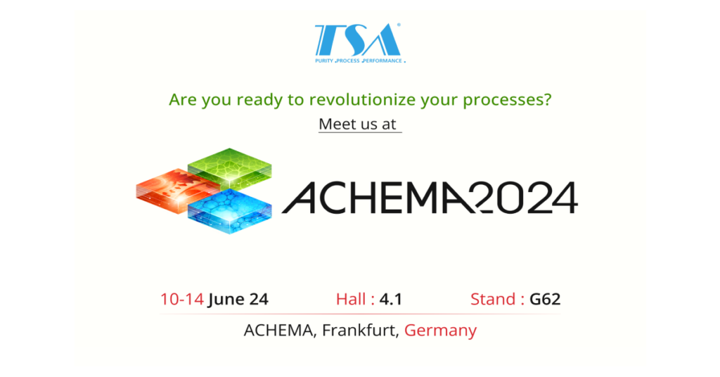 Achema 2024 banner image that TSA Participating Achema 2024.